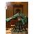 Green Art Silk Embroidered Lehengas