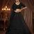 Black Net Embroidered Lehengas