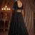 Black Net Embroidered Lehengas
