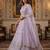 Light Lavender Net Hand Woven Lehengas
