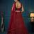 Maroon Net Embroidered Lehengas