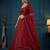 Maroon Net Embroidered Lehengas
