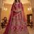 Rani Pink Silk Embroidered Lehenga Set