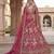Rani Pink Silk Embroidered Lehenga Set