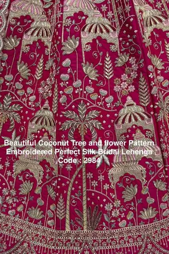 Rani Pink Silk Embroidered Lehenga Set