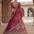 Rani Pink Silk Embroidered Lehenga Set