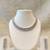 Crystal choker necklace and earrings jewellery set, silver and gold tone, cubic zirconia, bridal occasion wear