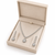 Silver-tone cz teardrop pendant necklace and drop earrings jewellery set, bridal, with stud earrings