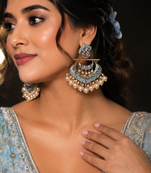 Imperial heritage polki dangler earrings