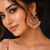 Antique gold heritage dangler earrings