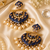 Statement meenakari pearl drop dangler earrings