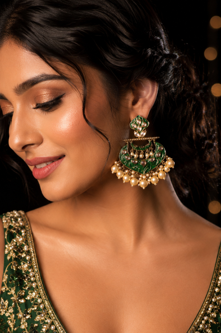 Traditional Wedding Wear Dangler Earrings