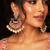 Antique gold heritage dangler earrings