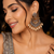 Grand heritage polki pearl drop earrings