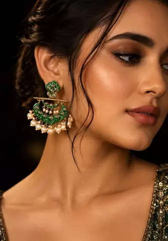 Traditional Wedding Wear Dangler Earrings