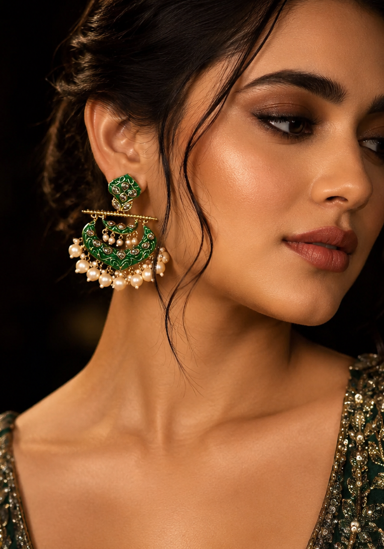 Traditional Wedding Wear Dangler Earrings