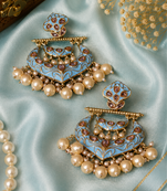 Imperial heritage polki dangler earrings
