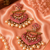 Antique gold heritage dangler earrings