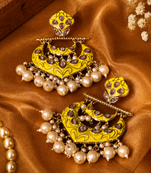 Royal celebration polki dangler earrings