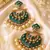 Imperial polki and pearl chandbali earrings