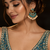 Imperial polki and pearl chandbali earrings