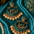 Imperial polki and pearl chandbali earrings