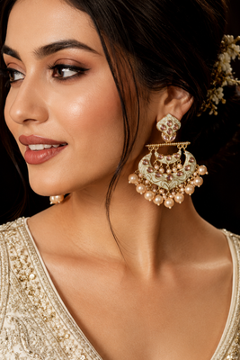 Heritage antique gold dangler earrings 2