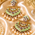 Grand royal pearl chandbali dangler earrings