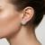 925 sterling silver Round Diamond Cluster Stud Earrings with Double Halo