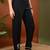 Women black rayon floral embroidered chikankari kurta with side pockets palazzo & dupatta