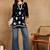 Women lucknowi chikankari hand embroidered black liva rayon floral embroidered short straight kurti