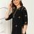 Women lucknowi chikankari floral motifs embroidered liva rayon black kurti