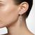 925 sterling silver Geometric Chain Dangle Statement Earrings