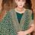 Green zari embroidered work georgette designer saree for women
