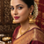  antique gold & emerald green regal jhumka earrings