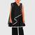 Black lace rayon flared kurta pant with chiffon dupatta set