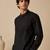 Black malai cotton shirt