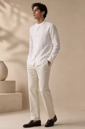 White malai cotton shirt