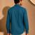 Blue grey malai cotton shirt
