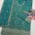 Sky blue georgette semi stitched wedding suits