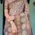 Mauve colour ready to wear saree with unstitched blouse