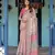Cream colour ready to wear saree with unstitched blouse