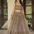 Brown Zari and Sequins Embroidered Net fabric indian Lettest Designer Wedding Lehenga choli