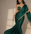 Designer Chinon Saree Decorated With Readymade Gold Sequence Lace  And Sequence Embroidered Unstitched  Blouse Piece