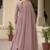 Rozy Brown Zari and Sequins Embroidered Faux Georgette indian Lettest Designer Lehenga Dress