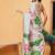 cream floral zari silk blend ready to wear kasavu saree with blouse