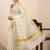 off white woven tissue kasavu saree with blouse
