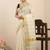 off white woven tissue kasavu saree with blouse
