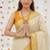 off white zari kasavu pure cotton saree with blouse