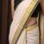 off white checked pure cotton kasavu saree with blouse